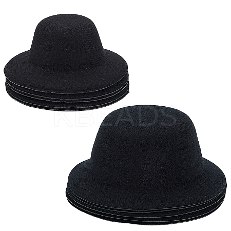 10Pcs 2 Style EVA Fabric Pillbox Stewardess Fascinator Hat Base for Millinery DIY-AR0004-81-1