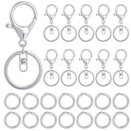 Alloy Keychain Clasps FIND-SP0002-83P-1