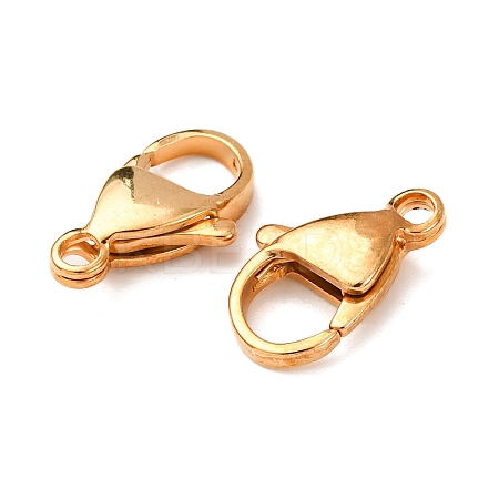 304 Stainless Steel Lobster Claw Clasps X-STAS-R050-15x9mm-02-1