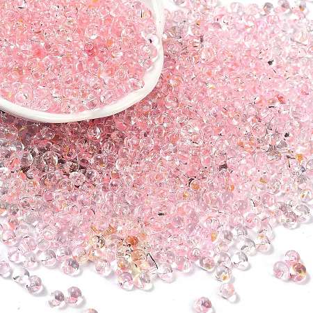 6/0 Spray Paint Fringe Glass Seed Beads SEED-H003-11D-1