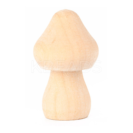 Schima Superba Wooden Mushroom Children Toys WOOD-TAC0004-07E-1