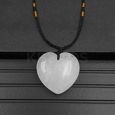 Natural Quartz Crystal Pendant Necklaces XA8803-06-1