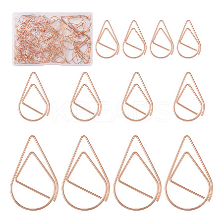 200Pcs 3 Style Carbon Steel Paper Clips FIND-TA0002-18RG-1
