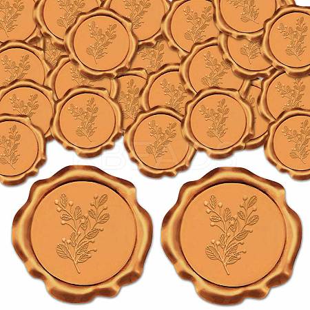 25Pcs Adhesive Wax Seal Stickers DIY-CP0011-50D-1