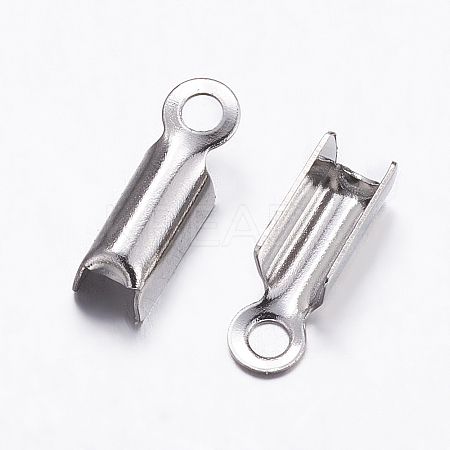 Tarnish Resistant 304 Stainless Steel Folding Crimp Ends LS-X-STAS-K146-008-2.5mm-1