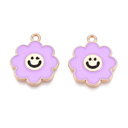Alloy Enamel Pendants ENAM-T020-55E-1