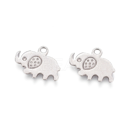 Tarnish Resistant 304 Stainless Steel Charms STAS-I123-07P-1