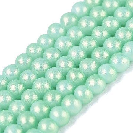 Baking Paint Glass Pearl Beads Strands LS-DGLA-ZX001-05A-08-1