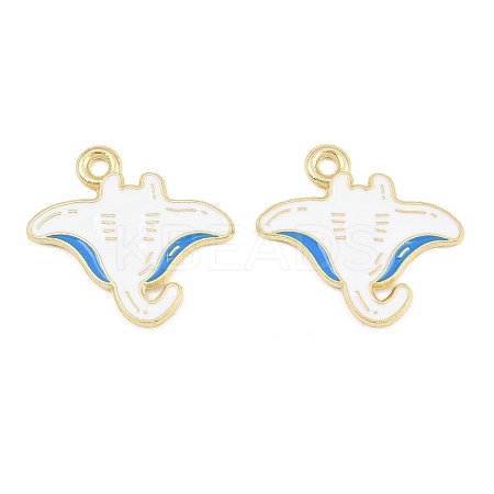 Ocean Alloy Enamel Pendants FIND-E057-02B-1