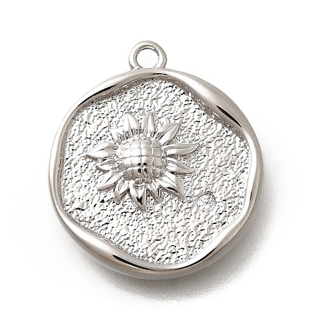Brass Micro Pave Cubic Zirconia Pendants LS-KK-Q035-16A-P-1