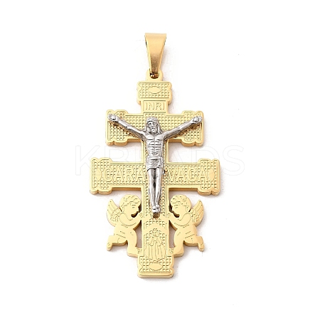 304 Stainless Steel Pendants STAS-G378-04GP-1
