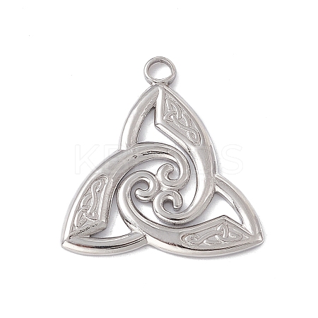 Non-Tarnish 304 Stainless Steel Pendants LS-STAS-K242-10P-1