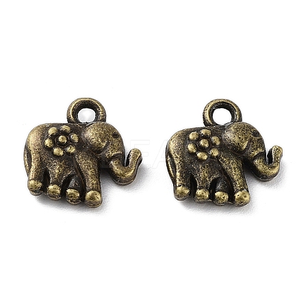 Tibetan Style Alloy Charms FIND-Q094-01AB-1