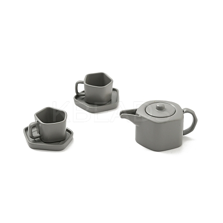 Mini Alloy Tea Set Display Decorations DJEW-G028-03B-1