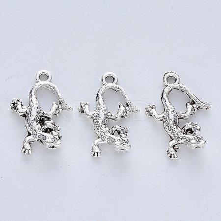 Tibetan Style Alloy Pendants TIBE-R316-014AS-RS-1