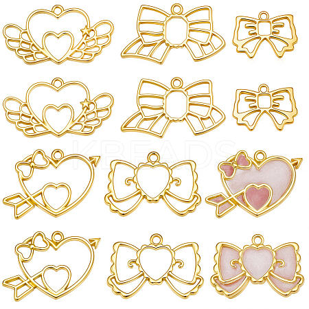20Pcs 5 Styles Alloy Pendants FIND-SP0006-09-1