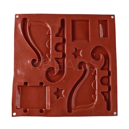 Square Cake DIY Food Grade Silicone Mold DIY-K075-13-1