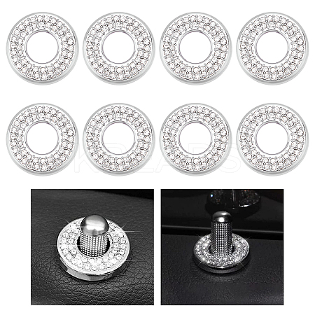 8Pcs Zinc Alloy Car Inner Door Lock Pull Cover FIND-CA0004-97-1