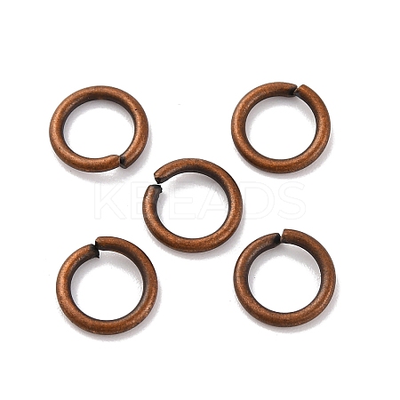 Brass Saw Cut Open Jump Rings KK-G514-01I-R-1