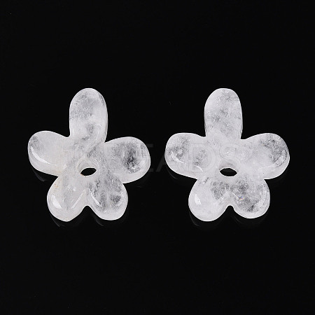 Natural Quartz Crystal Pendants G-T142-44B-1