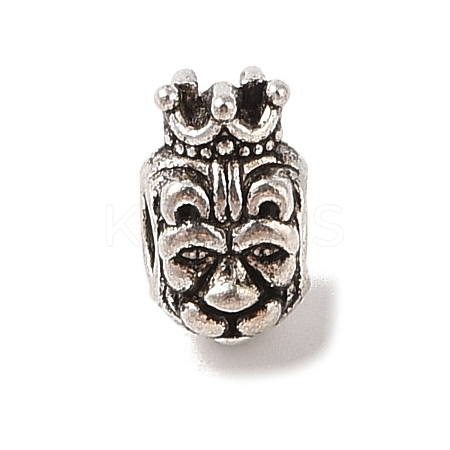 Tibetan Style Alloy European Beads TIBE-Q090-71AS-1