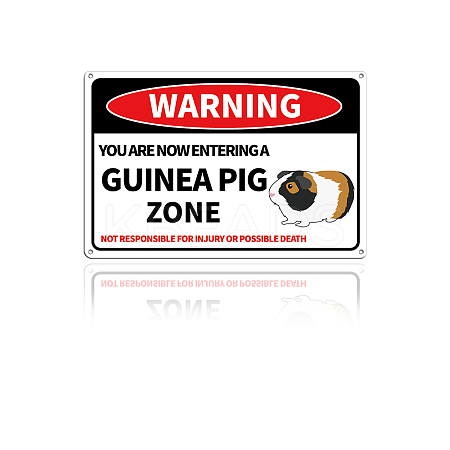 UV Protected & Waterproof Aluminum Warning Signs AJEW-WH0111-K32-1