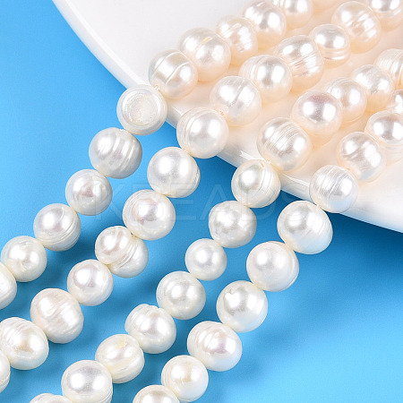 Natural Cultured Freshwater Pearl Beads Strands X-PEAR-N013-07N-1