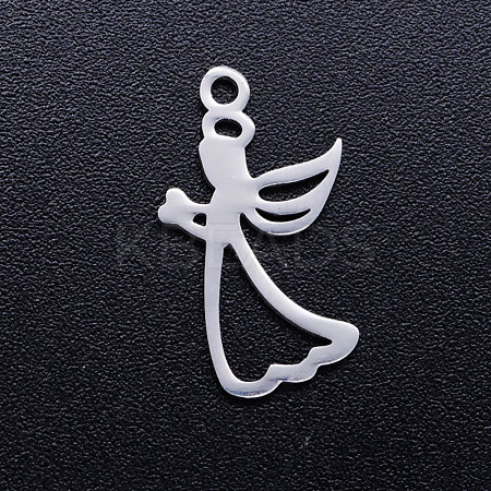 Non-Tarnish 304 Stainless Steel Hollow Pendants A-STAS-Q201-JN312-1-1