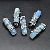 Brass Opalite Pendants G-E467-21C-RS-1
