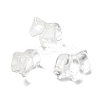 Natural Quartz Crystal Carved Half Hole Beads G-K367-02A-1