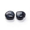 Natural Larvikite Heart Love Palm Worry Stone G-I274-46C-2