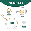 10Pcs 304 Stainless Steel Slider Cable Chain Slider Bracelet Makings DIY-DC00002-2
