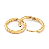 Ion Plating(IP) Round Ring 304 Stainless Steel Hoop Earrings for Women EJEW-G388-02C-G-2