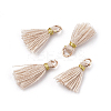 Polycotton(Polyester Cotton) Tassel Pendant Decorations LS-X-FIND-S281-25-1