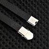 304 Stainless Steel Musical Note Link Bracelet MUSI-PW0001-34-5