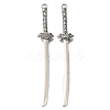 Tibetan Style Alloy Big Pendants FIND-G078-32G-AS-1