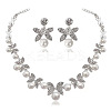 Alloy Rhinestone Earrings & Necklaces Sets FS-WG653B5-05-2