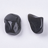 Natural Black Stone Chip Beads G-K251-01-3