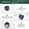 3Pcs 3 Size 304 Stainless Steel Rectangle Signet Finger Rings RJEW-UN0001-26B-4