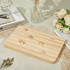 Rectangle Wood Earring Display Card Stands ODIS-WH20008-07A-3