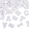 36Pcs 2 Sets 2 Styles Letter A~Z & Number 0~9 Polyester Embroidery Sew On Patches Sets PATC-TA0001-55F-2