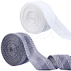 2Pcs 2 Colors Polyester Ribbon OCOR-CN0001-05-7