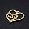 201 Stainless Steel Charms STAS-T046-JN252-2-2