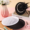 2Pcs 2 Colors Imitation Hemp Hat Embryo DIY-GF0009-72-4