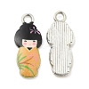 Alloy Enamel Pendants FIND-C037-17P-02-1