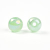 Electroplate Pearlized Glass Pearl Beads EGLA-T021-14A-05-2