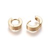 304 Stainless Steel Huggie Hoop Earrings EJEW-O087-09E-2