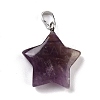 Natural Amethyst Pendants X-G-I319-01P-09-2