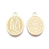 Ion Plating(IP) 304 Stainless Steel Charms STAS-L247-019G-2