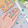 48Pcs 8 Style Ion Plating(IP) 304 Stainless Steel Charms STAS-AR0001-41-3